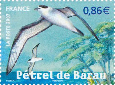 Timbre a 0,85€ Le Pétrel de Barau
