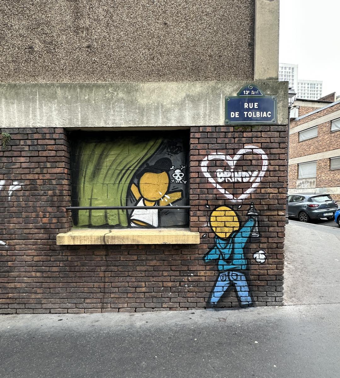 Le graffiteur de la rue Tolbiac