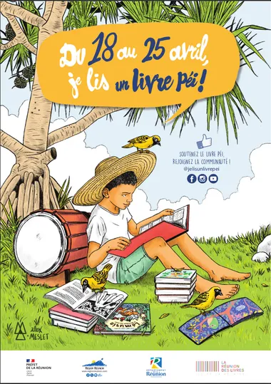 affiche de je lis un livre péi 2026